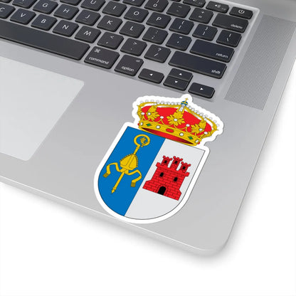 Escudo de Aldea del Obispo (Spain) (Coat of Arms) STICKER Vinyl Kiss-Cut Decal - The Sticker Space