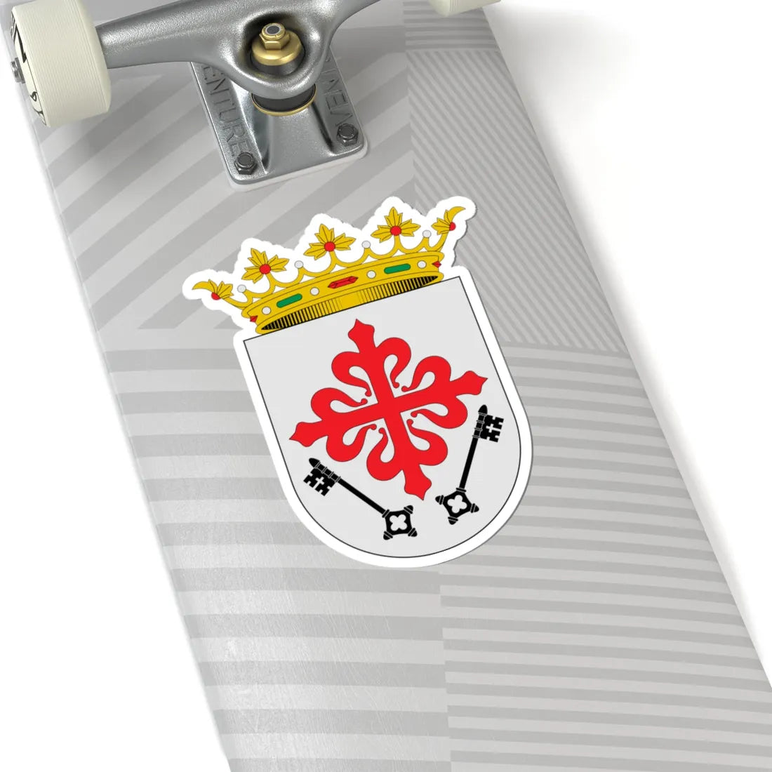 Escudo de Aldea del Rey Ciudad Real (Spain) (Coat of Arms) STICKER Vinyl Kiss-Cut Decal - The Sticker Space