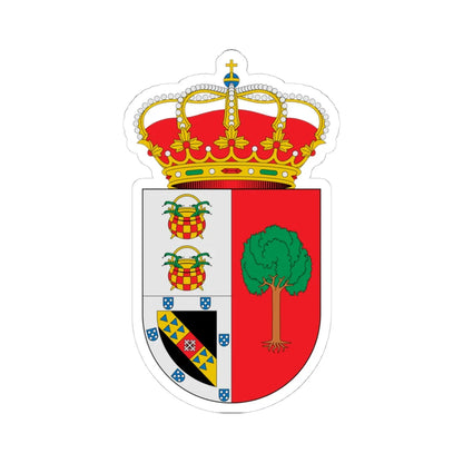 Escudo de Aldea en Cabo Toledo (Spain) (Coat of Arms) STICKER Vinyl Kiss-Cut Decal 4 Inch White - The Sticker Space