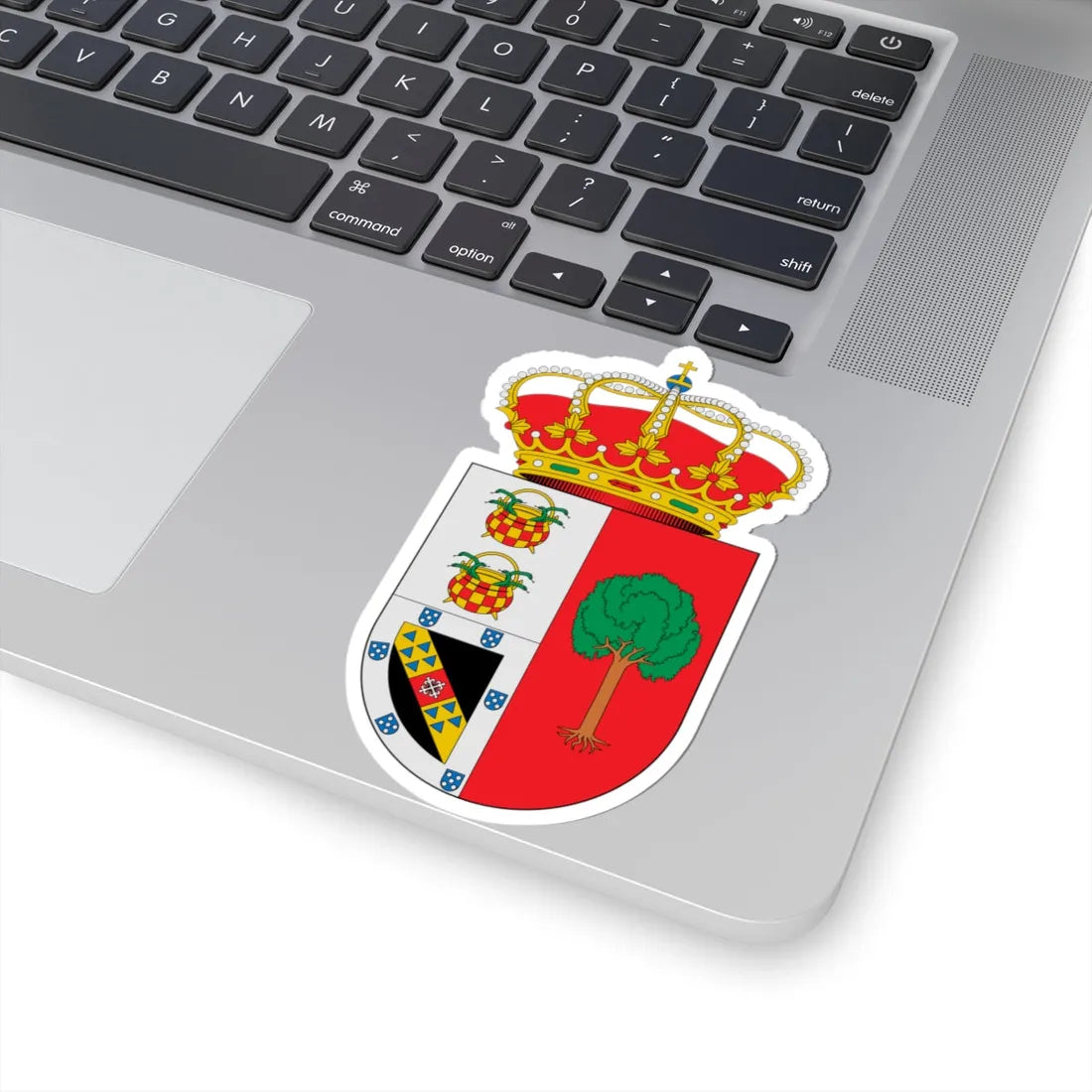 Escudo de Aldea en Cabo Toledo (Spain) (Coat of Arms) STICKER Vinyl Kiss-Cut Decal - The Sticker Space