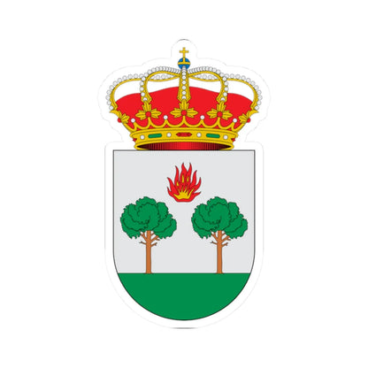 Escudo de Aldeamayor de San Martín Valladolid (Spain) (Coat of Arms) STICKER Vinyl Kiss-Cut Decal 2 Inch White - The Sticker Space
