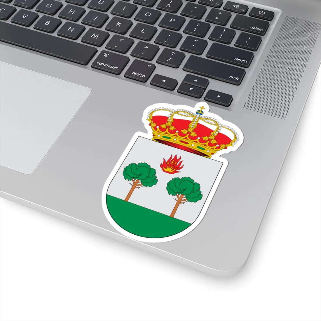 Escudo de Aldeamayor de San Martín Valladolid (Spain) (Coat of Arms) STICKER Vinyl Kiss-Cut Decal - The Sticker Space