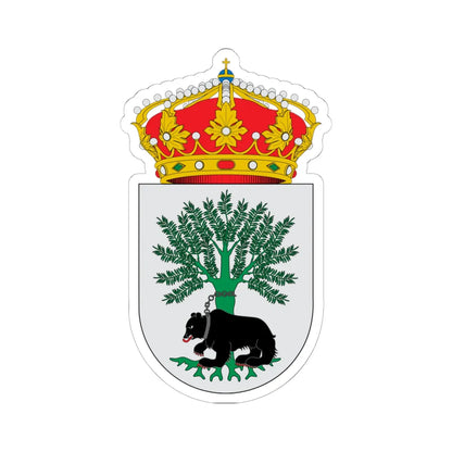 Escudo de Aldeanueva de Ebro (Spain) (Coat of Arms) STICKER Vinyl Kiss-Cut Decal 6 Inch White - The Sticker Space