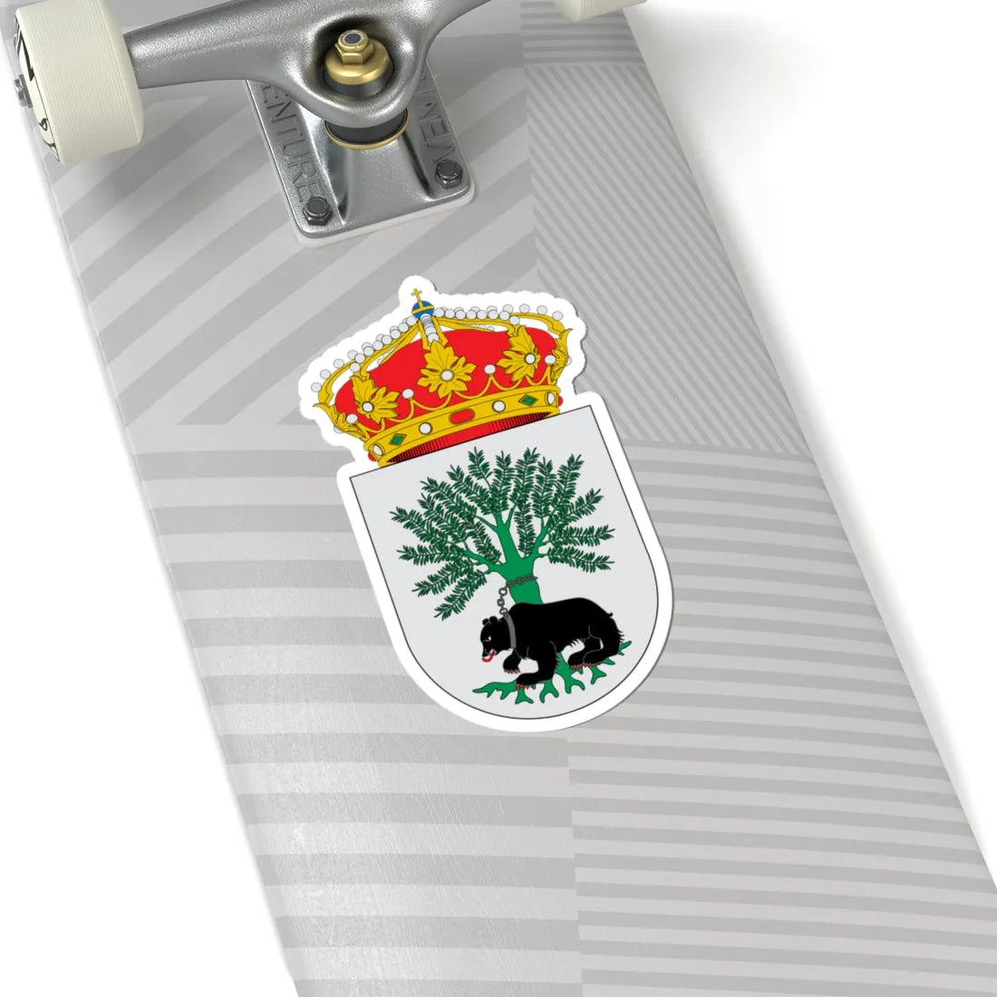 Escudo de Aldeanueva de Ebro (Spain) (Coat of Arms) STICKER Vinyl Kiss-Cut Decal - The Sticker Space