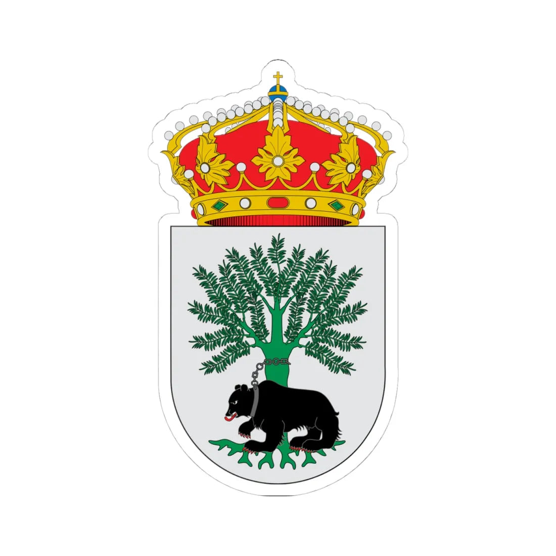 Escudo de Aldeanueva de Ebro (Spain) (Coat of Arms) STICKER Vinyl Kiss-Cut Decal - The Sticker Space