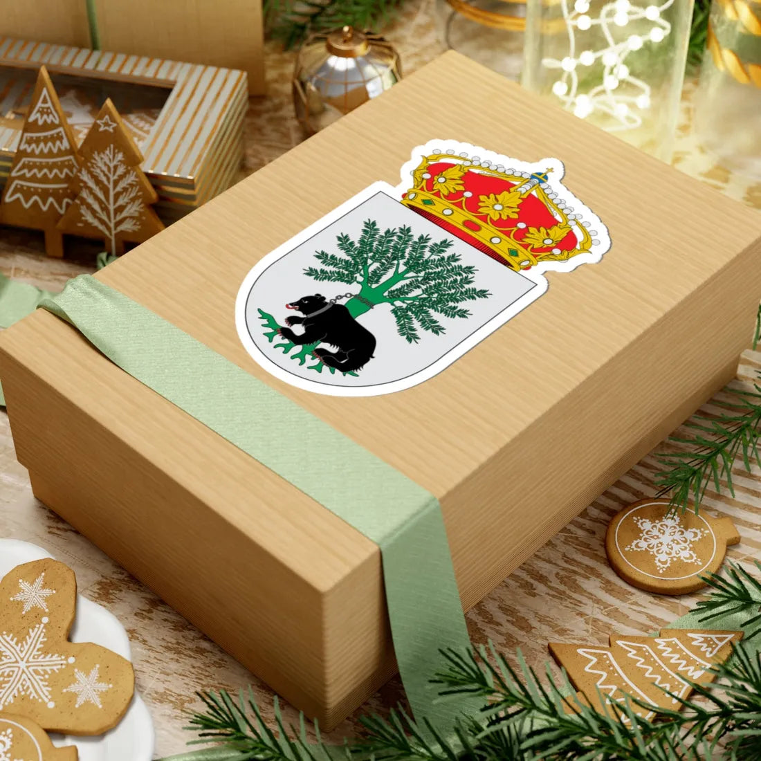 Escudo de Aldeanueva de Ebro (Spain) (Coat of Arms) STICKER Vinyl Kiss-Cut Decal - The Sticker Space