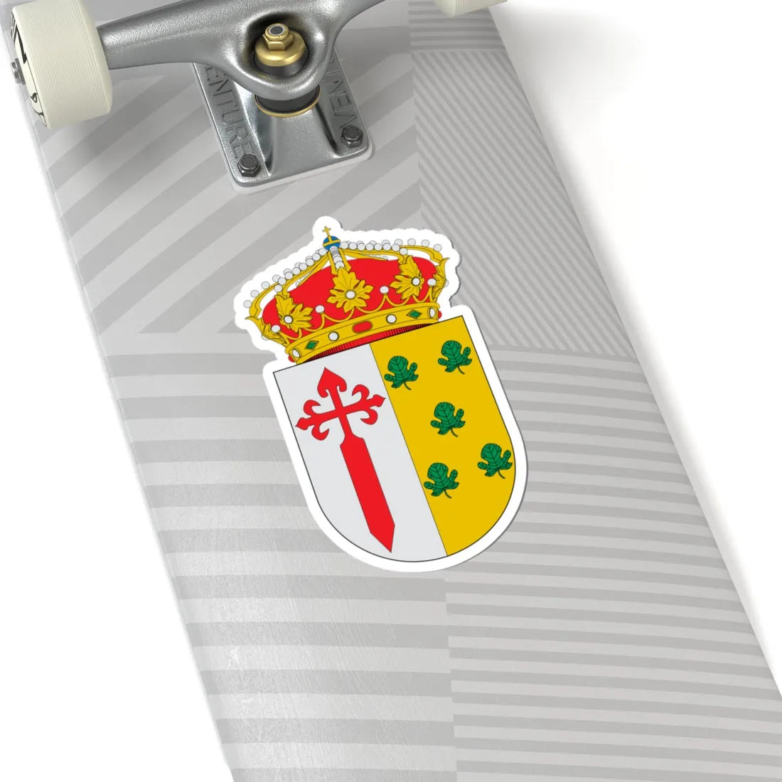 Escudo de Aldeanueva de Figueroa (Spain) (Coat of Arms) STICKER Vinyl Kiss-Cut Decal - The Sticker Space