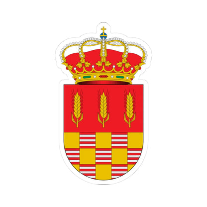 Escudo de Aldearrubia Salamanca (Spain) (Coat of Arms) STICKER Vinyl Kiss-Cut Decal 3 Inch White - The Sticker Space