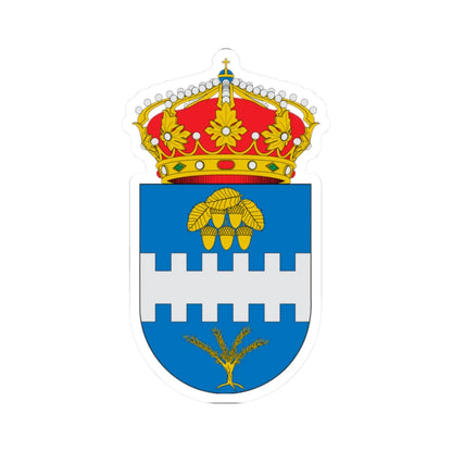 Escudo de Aldehuela de Liestos (Spain) (Coat of Arms) STICKER Vinyl Kiss-Cut Decal 2 Inch White - The Sticker Space