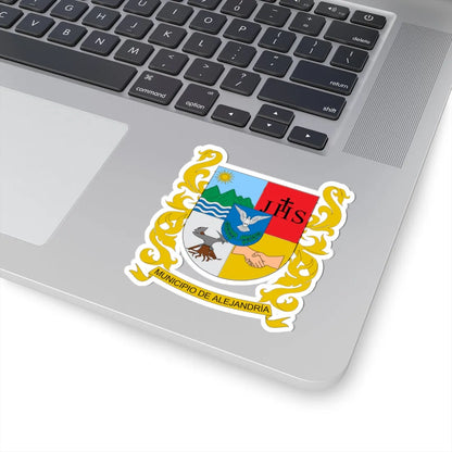 Escudo de Alejandría Antioquia (Colombia) (Coat of Arms) STICKER Vinyl Kiss-Cut Decal - The Sticker Space