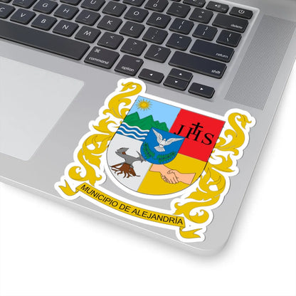 Escudo de Alejandría Antioquia (Colombia) (Coat of Arms) STICKER Vinyl Kiss-Cut Decal - The Sticker Space