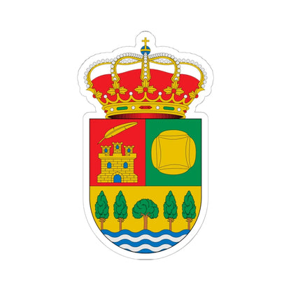 Escudo de Alfacar Granada (Spain) (Coat of Arms) STICKER Vinyl Kiss-Cut Decal 6 Inch White - The Sticker Space