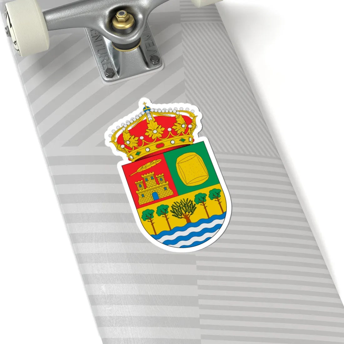 Escudo de Alfacar (Spain) (Coat of Arms) STICKER Vinyl Kiss-Cut Decal - The Sticker Space