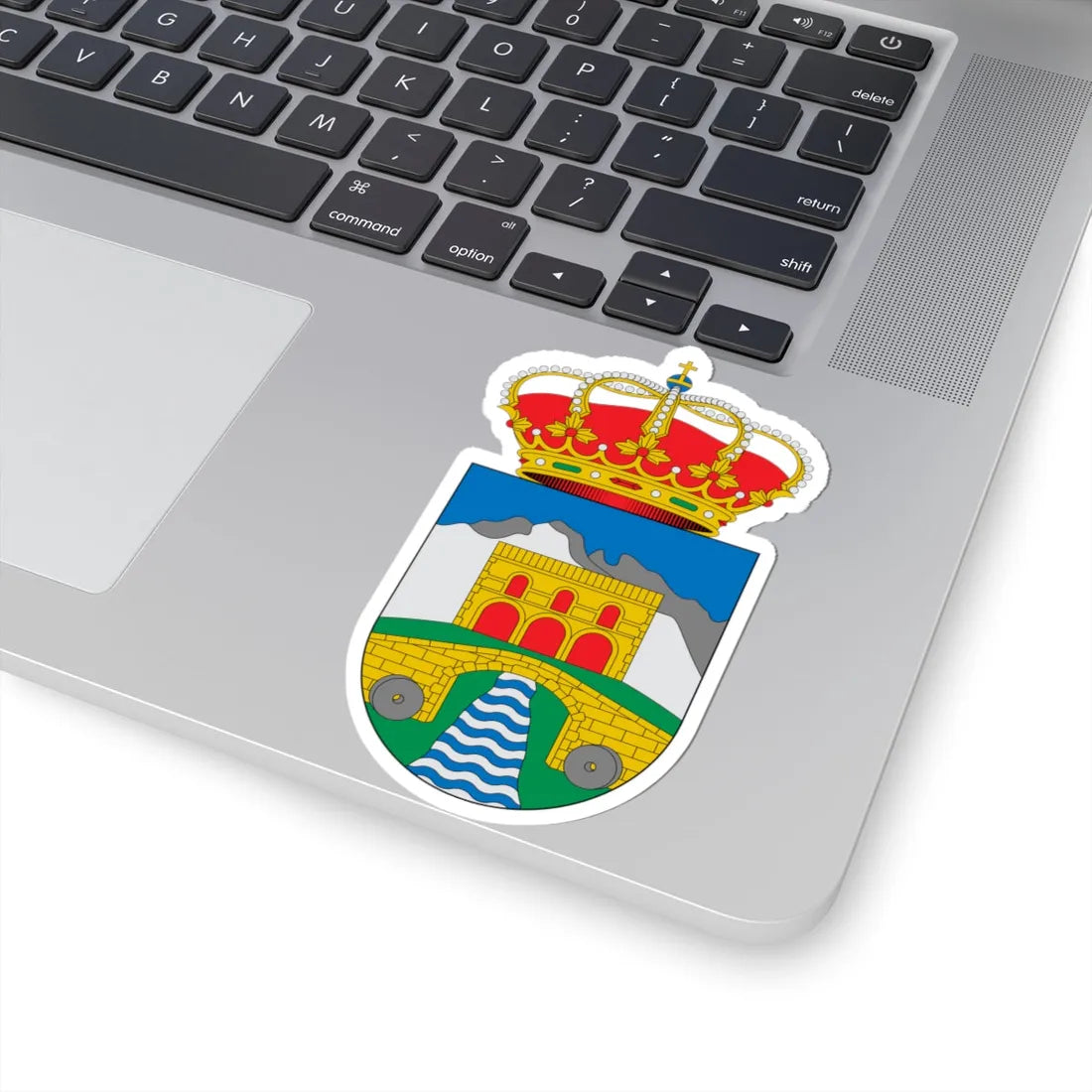 Escudo de Alfarnate Málaga (Spain) (Coat of Arms) STICKER Vinyl Kiss-Cut Decal - The Sticker Space