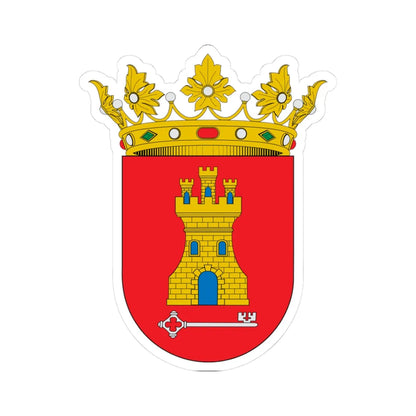 Escudo de Alfaro (Spain) (Coat of Arms) STICKER Vinyl Kiss-Cut Decal 3 Inch White - The Sticker Space