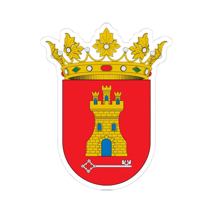 Escudo de Alfaro (Spain) (Coat of Arms) STICKER Vinyl Kiss-Cut Decal 4 Inch White - The Sticker Space