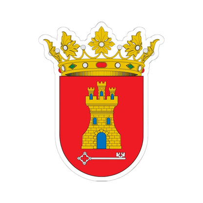 Escudo de Alfaro (Spain) (Coat of Arms) STICKER Vinyl Kiss-Cut Decal 6 Inch White - The Sticker Space