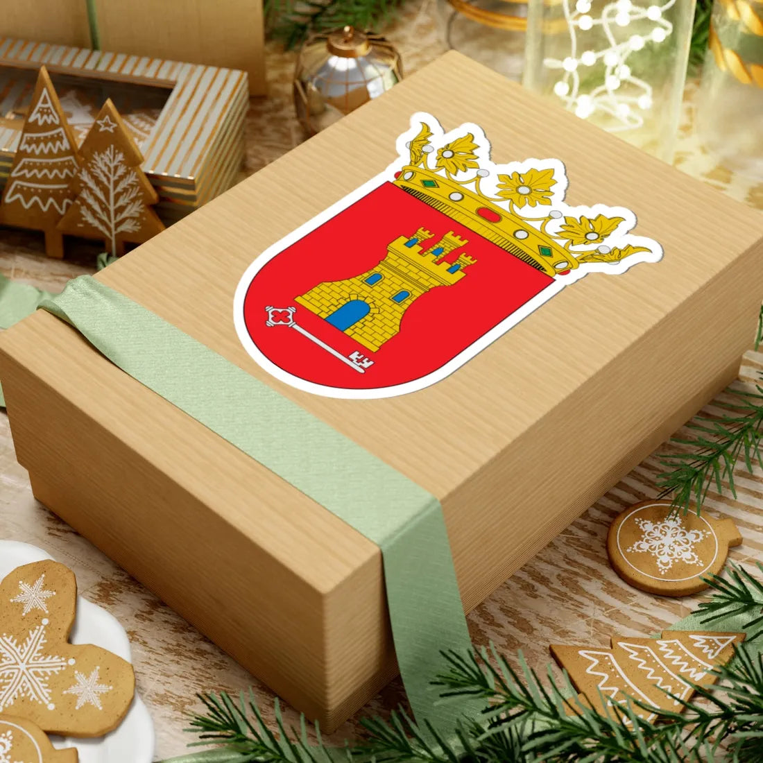 Escudo de Alfaro (Spain) (Coat of Arms) STICKER Vinyl Kiss-Cut Decal - The Sticker Space