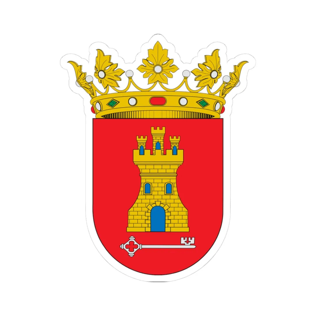 Escudo de Alfaro (Spain) (Coat of Arms) STICKER Vinyl Kiss-Cut Decal - The Sticker Space