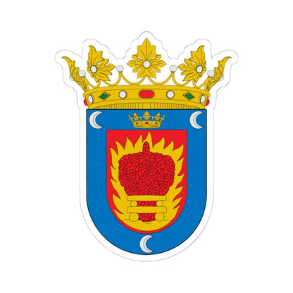 Escudo de Alforque (Spain) (Coat of Arms) STICKER Vinyl Kiss-Cut Decal 6 Inch White - The Sticker Space