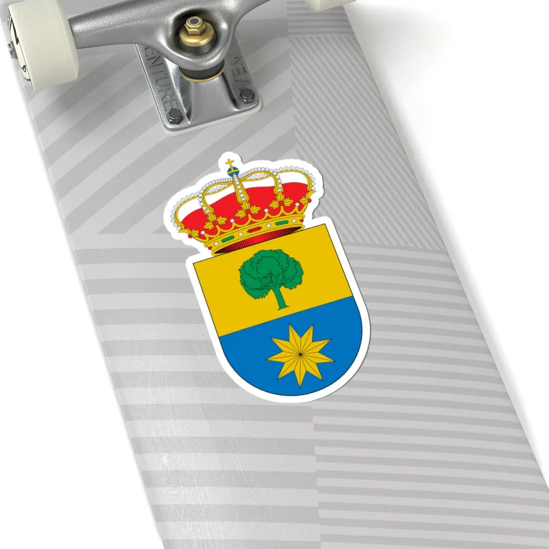 Escudo de Alfoz de Lloredo Cantabria 2 (Spain) (Coat of Arms) STICKER Vinyl Kiss-Cut Decal - The Sticker Space