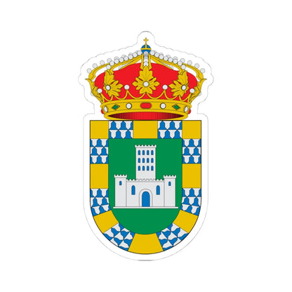 Escudo de Alfoz (Spain) (Coat of Arms) STICKER Vinyl Kiss-Cut Decal 4 Inch White - The Sticker Space