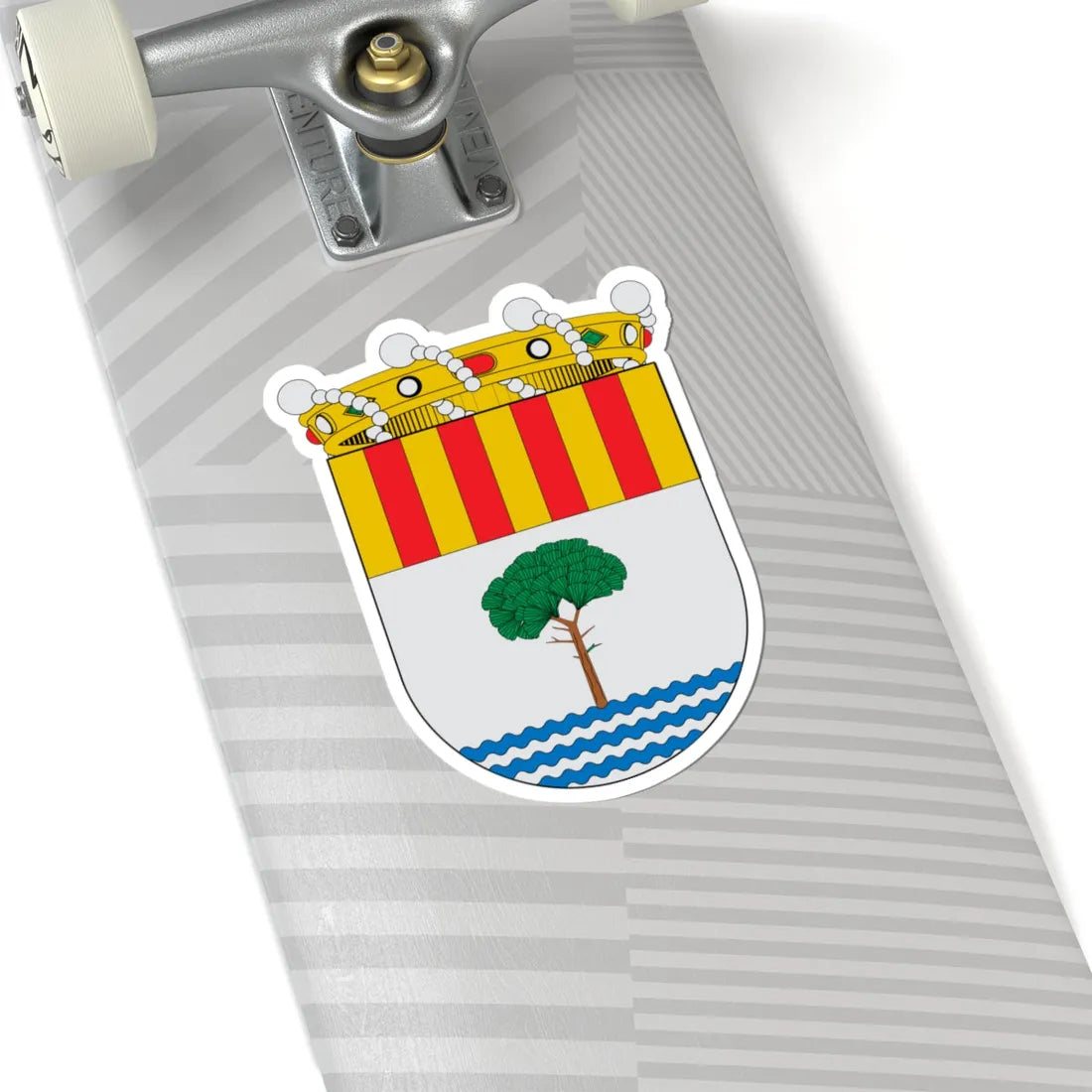Escudo de Alfàs del Pi 1965 (Spain) (Coat of Arms) STICKER Vinyl Kiss-Cut Decal - The Sticker Space