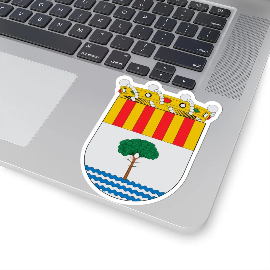Escudo de Alfàs del Pi 1965 (Spain) (Coat of Arms) STICKER Vinyl Kiss-Cut Decal - The Sticker Space