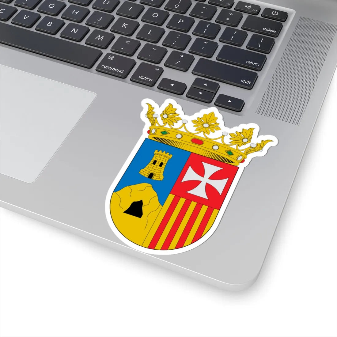Escudo de Algar de Palancia (Spain) (Coat of Arms) STICKER Vinyl Kiss-Cut Decal - The Sticker Space