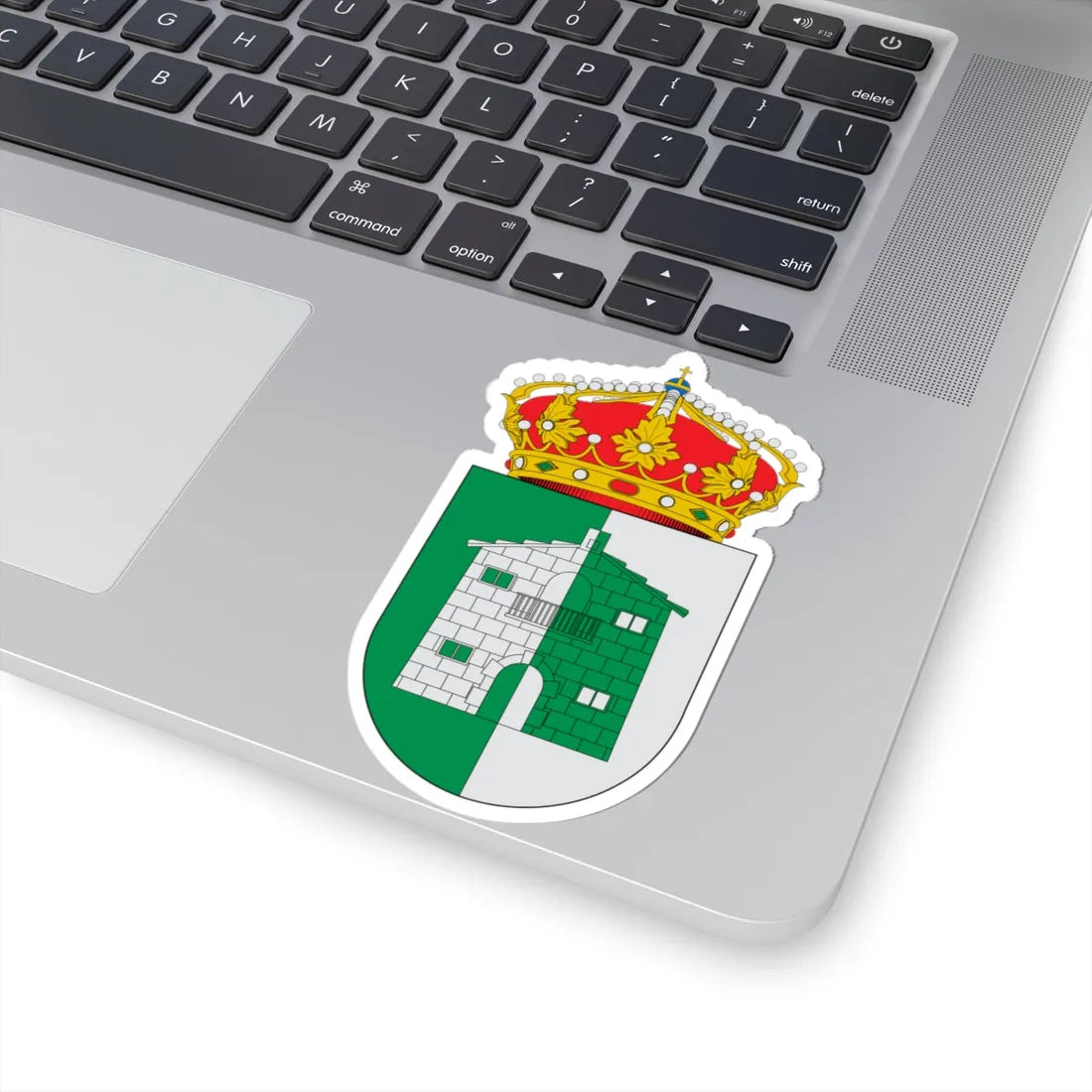Escudo de Algarinejo (Spain) (Coat of Arms) STICKER Vinyl Kiss-Cut Decal - The Sticker Space