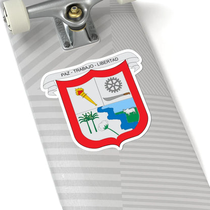Escudo de Algarrobo Magdalena (Colombia) (Coat of Arms) STICKER Vinyl Kiss-Cut Decal - The Sticker Space
