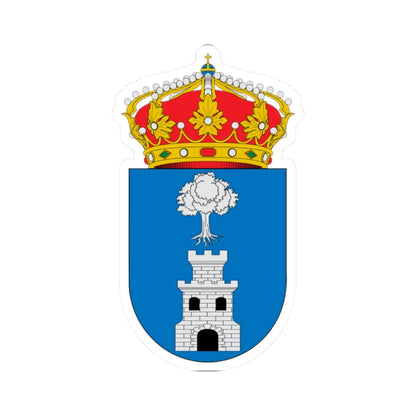 Escudo de Algarrobo Málaga (Spain) (Coat of Arms) STICKER Vinyl Kiss-Cut Decal 2 Inch White - The Sticker Space