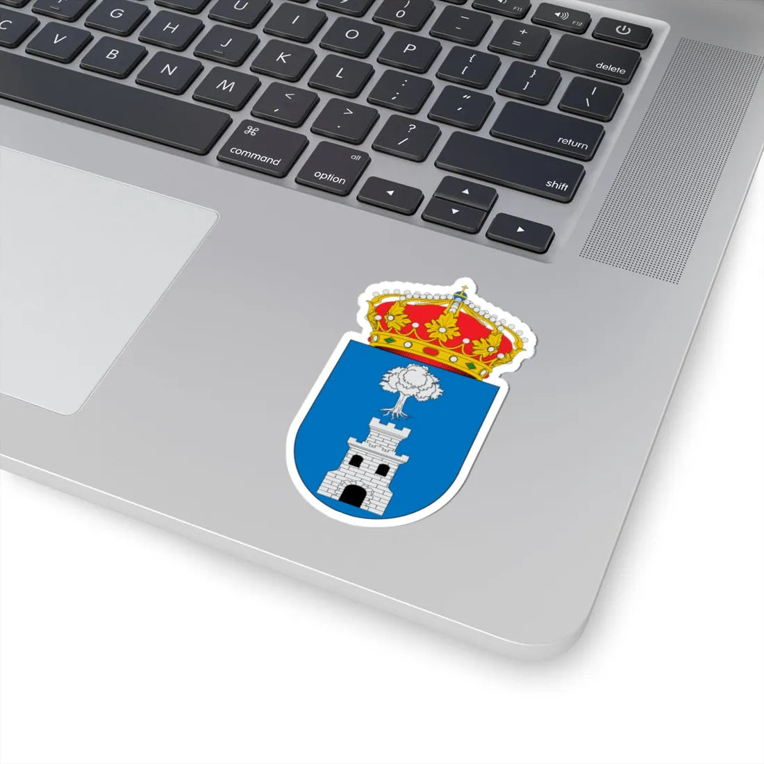 Escudo de Algarrobo Málaga (Spain) (Coat of Arms) STICKER Vinyl Kiss-Cut Decal - The Sticker Space