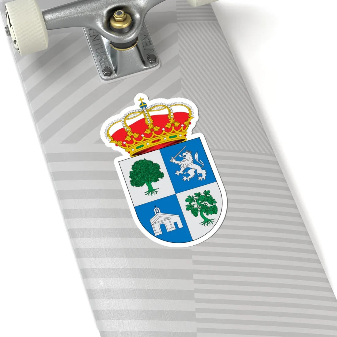 Escudo de Algatocín Málaga (Spain) (Coat of Arms) STICKER Vinyl Kiss-Cut Decal - The Sticker Space