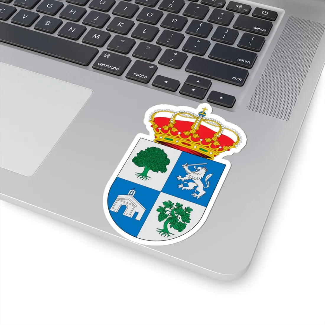 Escudo de Algatocín Málaga (Spain) (Coat of Arms) STICKER Vinyl Kiss-Cut Decal - The Sticker Space