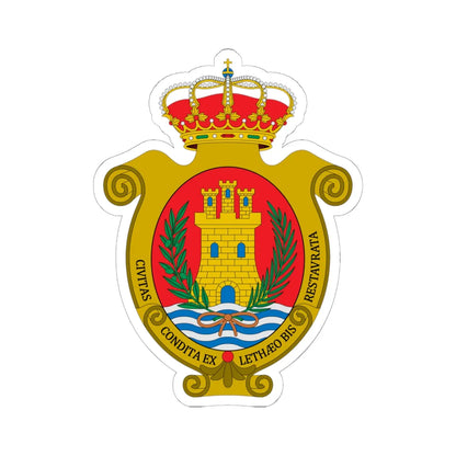 Escudo de Algeciras Cádiz (Spain) (Coat of Arms) STICKER Vinyl Kiss-Cut Decal - The Sticker Space