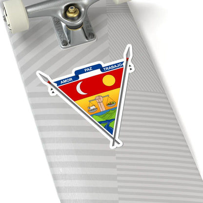 Escudo de Algeciras - Huila (Colombia) (Coat of Arms) STICKER Vinyl Kiss-Cut Decal - The Sticker Space
