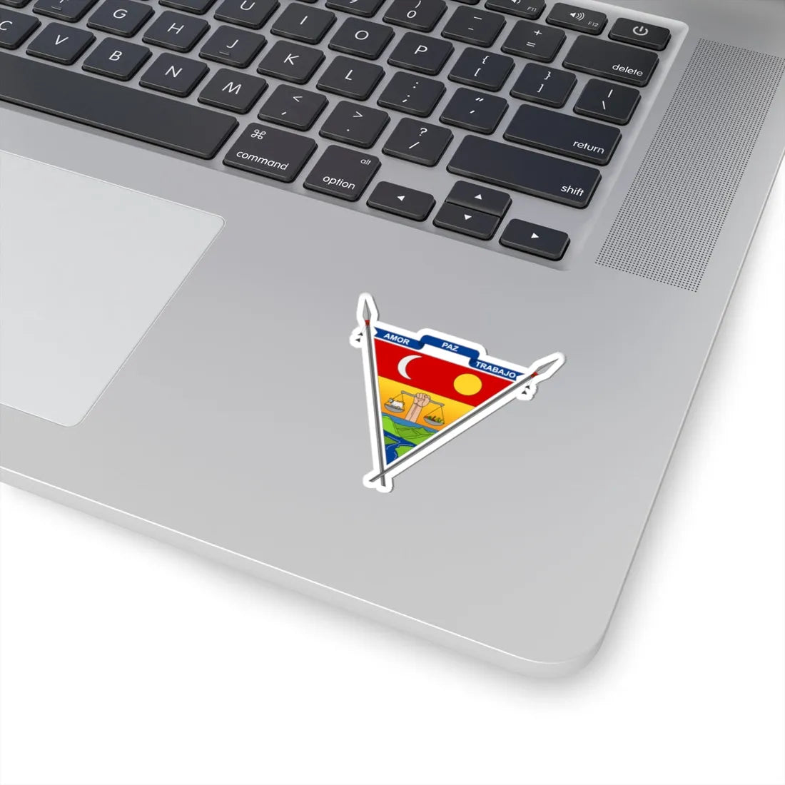 Escudo de Algeciras - Huila (Colombia) (Coat of Arms) STICKER Vinyl Kiss-Cut Decal - The Sticker Space