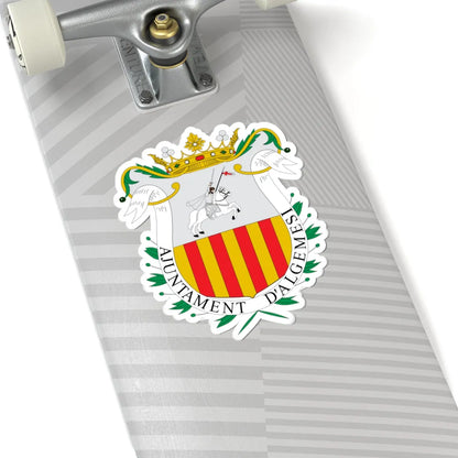 Escudo de Algemesi-Valencia (Spain) (Coat of Arms) STICKER Vinyl Kiss-Cut Decal - The Sticker Space