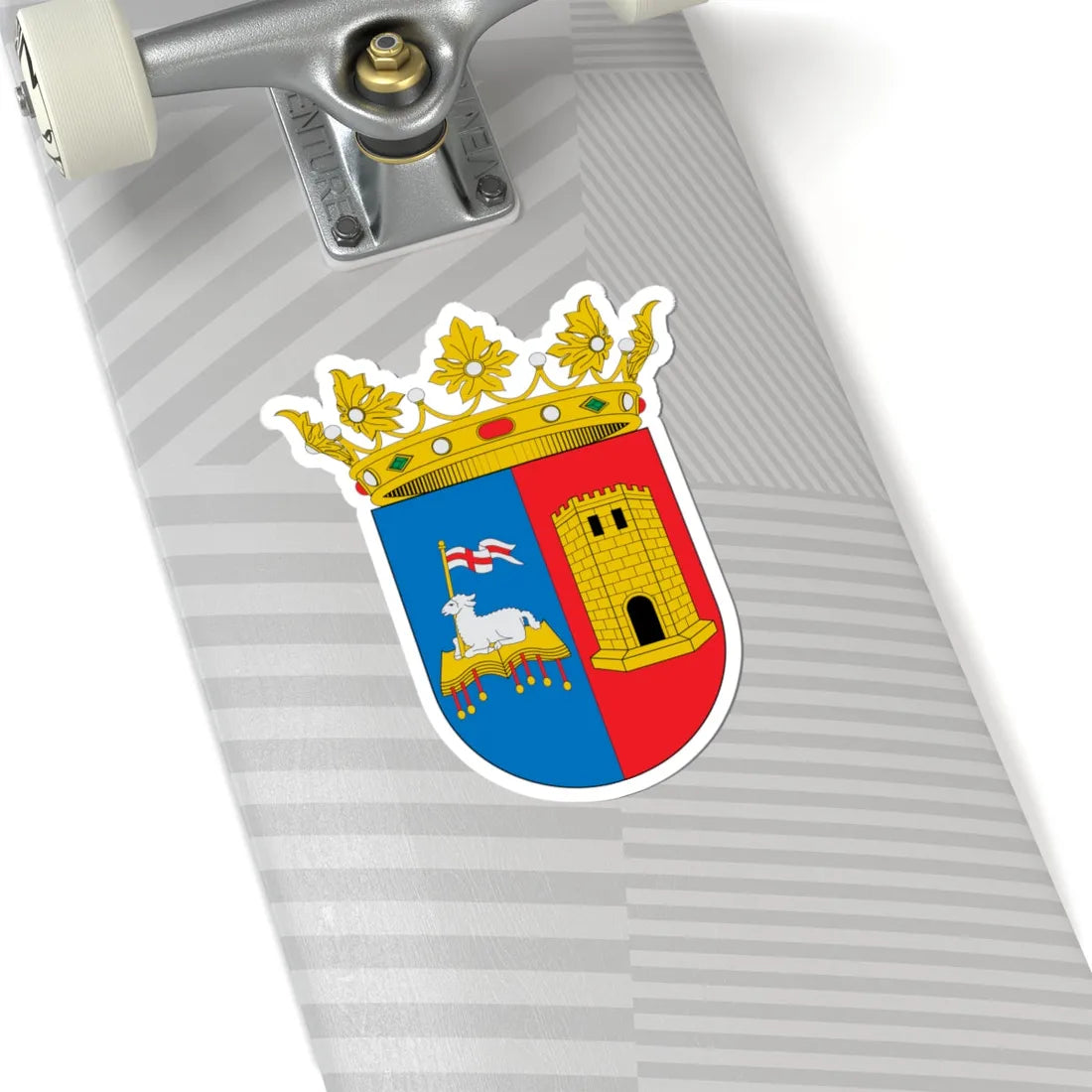 Escudo de Alginet (Spain) (Coat of Arms) STICKER Vinyl Kiss-Cut Decal - The Sticker Space