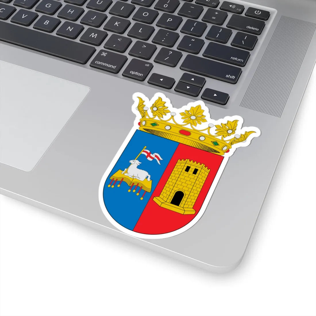 Escudo de Alginet (Spain) (Coat of Arms) STICKER Vinyl Kiss-Cut Decal - The Sticker Space