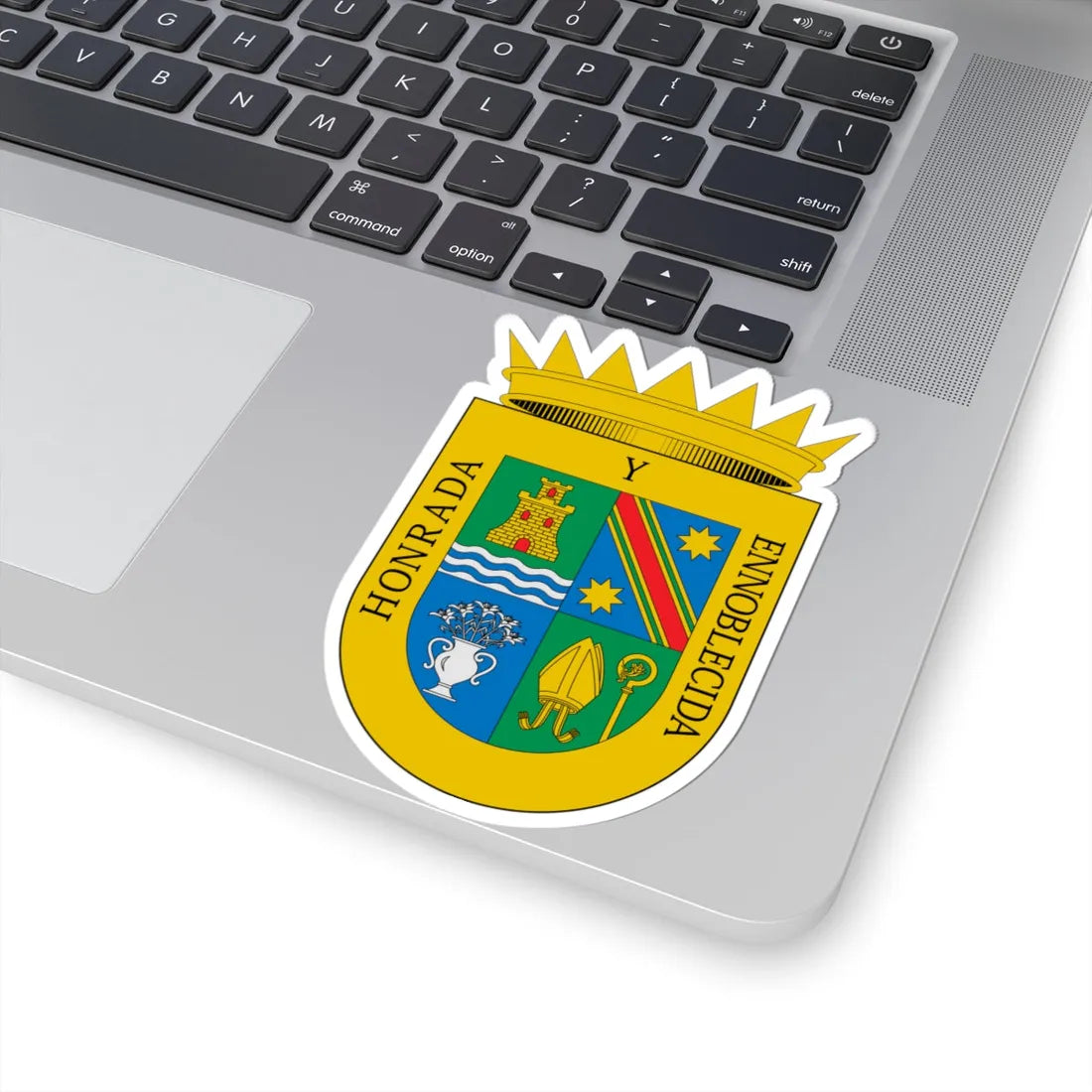 Escudo de Alguazas Murcia 2 (Spain) (Coat of Arms) STICKER Vinyl Kiss-Cut Decal - The Sticker Space