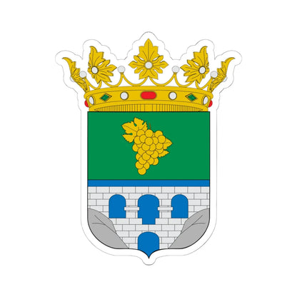 Escudo de Alhama de Almería (Spain) (Coat of Arms) STICKER Vinyl Kiss-Cut Decal 6 Inch White - The Sticker Space