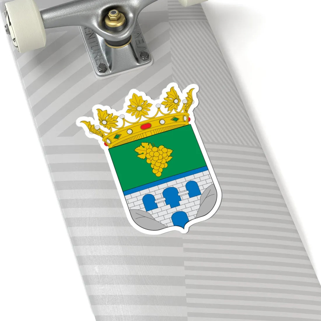 Escudo de Alhama de Almería (Spain) (Coat of Arms) STICKER Vinyl Kiss-Cut Decal - The Sticker Space