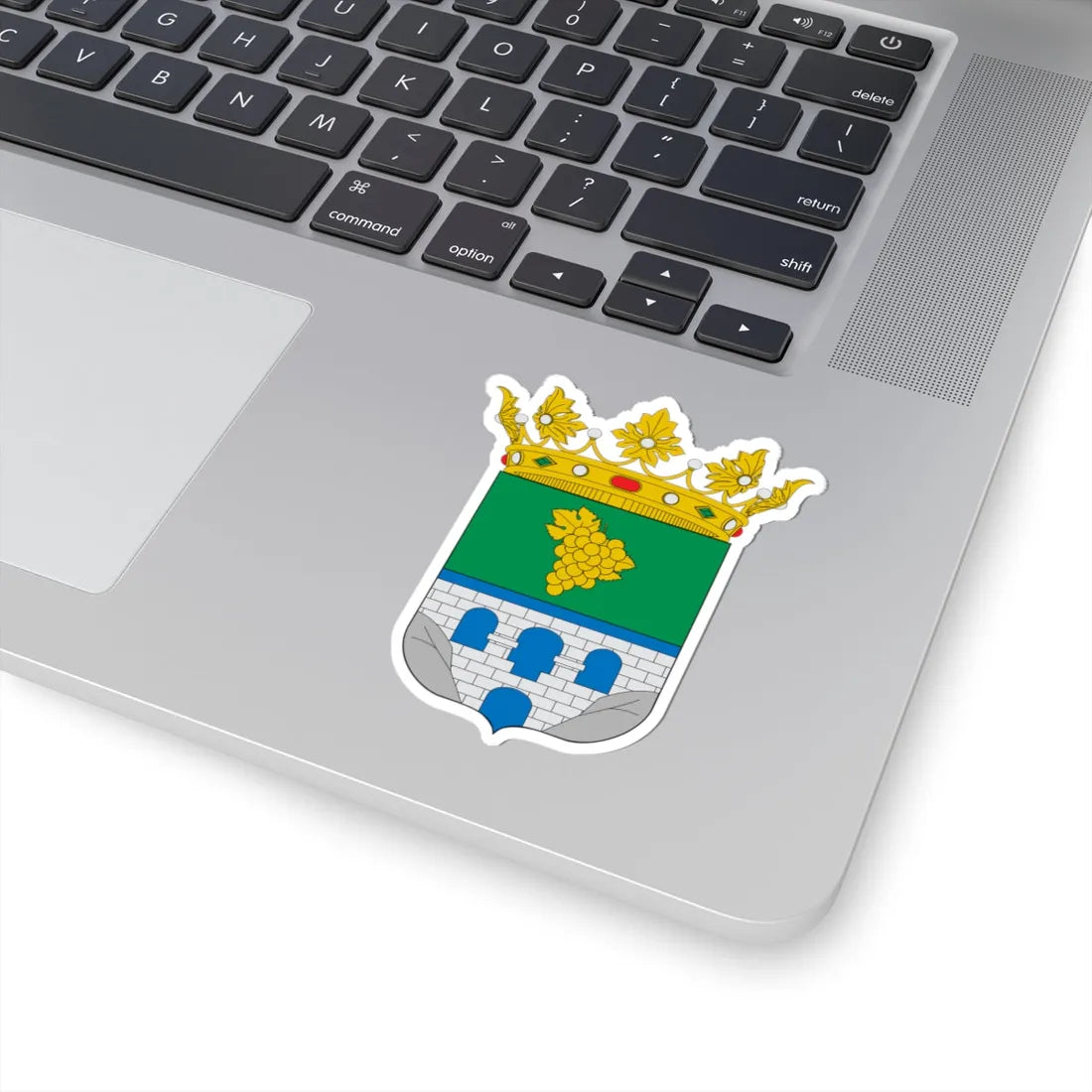 Escudo de Alhama de Almería (Spain) (Coat of Arms) STICKER Vinyl Kiss-Cut Decal - The Sticker Space
