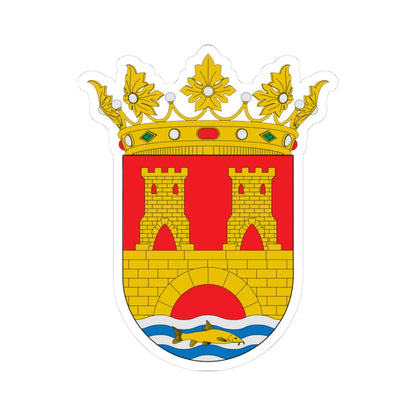 Escudo de Alhama de Aragón (Spain) (Coat of Arms) STICKER Vinyl Kiss-Cut Decal - The Sticker Space