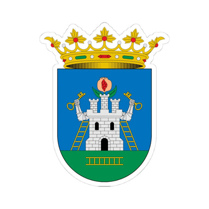 Escudo de Alhama de Granada Granada (Spain) (Coat of Arms) STICKER Vinyl Kiss-Cut Decal 4 Inch White - The Sticker Space