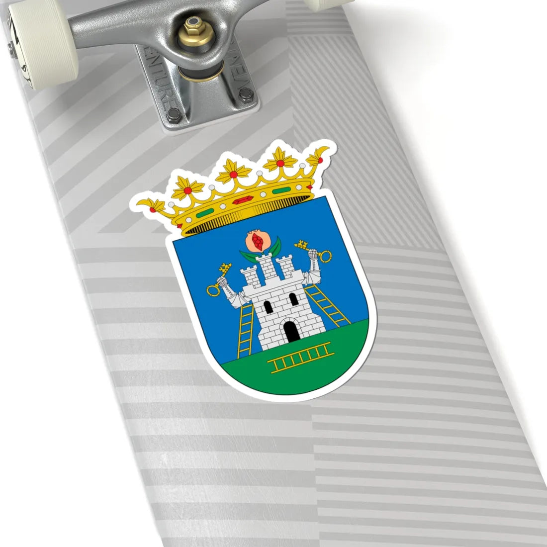 Escudo de Alhama de Granada Granada (Spain) (Coat of Arms) STICKER Vinyl Kiss-Cut Decal - The Sticker Space
