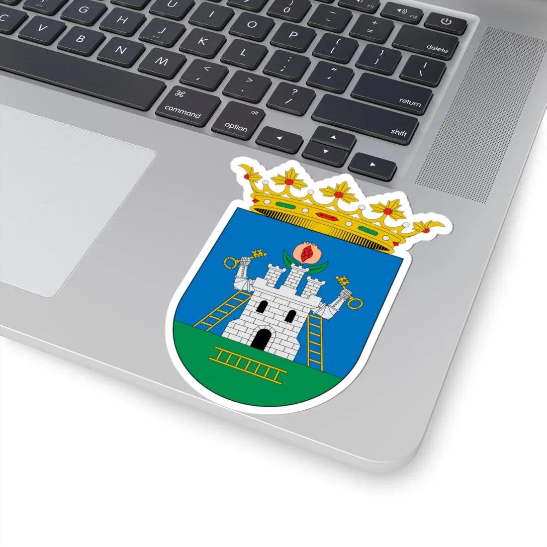 Escudo de Alhama de Granada Granada (Spain) (Coat of Arms) STICKER Vinyl Kiss-Cut Decal - The Sticker Space