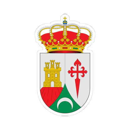 Escudo de Alhambra Ciudad Real (Spain) (Coat of Arms) STICKER Vinyl Kiss-Cut Decal 4 Inch White - The Sticker Space